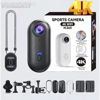 4K HD Motorcycle Mini Recorder Finger WIFI Action Camera Lightweight POV Motorcycle Road Sport Cam Bicycle Vlog Pet Body Camera