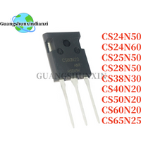 5PCS 100% brand new CS24N50 CS24N60 CS25N50 CS28N50 CS38N30 CS40N20 CS50N20 CS60N20 CS65N25 TO-247 Best Quality transistor