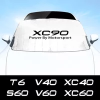 Car Windshield Sunshade Cover Auto Accessories For Volvo XC90 XC60 C30 T6 S60 C70 XC40 V40 XC70 V70 V60 V50 S80 S40 AWD V90 S90