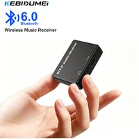 KEBIDUMEI AUX Bluetooth 6.0 Audio Receiver 3.5mm Jack Stereo Music Receiver Wireless Adapter For PC TV Car Speaker Amplifier