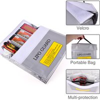 1PCS Lipo Guard Safety Bag Fireproof Explosion-Proof Portable Safety Bag 215*115*155 for RC FPV Racing Drone Car Battery Safe