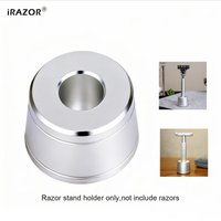 IRAZOR Double-sided Safety Razor Base, Classic Razor Stand, Shaving Accessories, Durable Aluminum Alloy Holder, Diameter 1.4cm