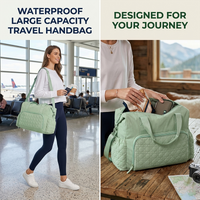 Women Travel Handbag Large Capacity Waterproof Overnight Bag for Girls Fashion Sports Gym Weekender Shoulder Bag Trip Luggage