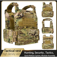 Lightweight Tactical Plate Carrier - Abrasion & Tear-Resistant Fabric, Dual-Purpose for Daily Protection & Tactical Drills