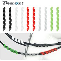 Deemount 5PS/Lot Bicycle Cable Manager Spiral Elastic Rubber Line Tie Minder Bike Light Threading Cord Holder Controller Bicycle