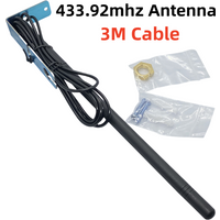 Universal 433MHz 3M cable Antenna for gate garage Radio Signal Booster Repeater Outdoor Waterproof 433.92MHz Gate Control Antenn