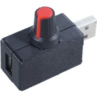 USB Fan Stepless Speed Regulator Cooling Controller Speed Module, 5V Adjustable Control Module with Quiet Operates