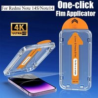 2Pcs Dust Free Easy Installation Tempered Glass For Xiaomi Redmi Note 14S 14 4G 5G Screen Protector