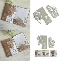 Hollowed Flower Metal Embossing Templates Carbon Steel Cutting Dies for Craft