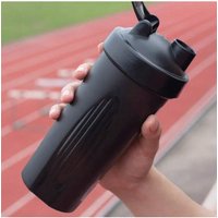 1pc 20oz/600ML Shaker Bottle Classic Loop Hook & Leak Proof,Scale ,A Small Stainless Whisk Blender,,Certified PP5