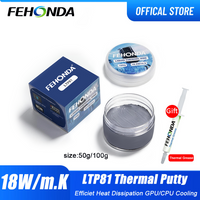 FEHONDA LTP81 Pasta Termoprzewodząca 18W/m.K 50g/100g Żel o Wysokiej Przewodności Cieplnej do CPU GPU Pasta Termoprzewodząca do Chłodzenia PS4 PS5