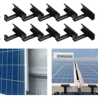 10pcs Water Drainage Clips PA66 30mm/35mm/40mm Photovoltaic Module Water Guide Clip Solar Panel Water Guide Clip Cleaning Clips