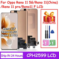 AMOLED For Oppo Reno11 CPH2599 LCD Reno 11 (China) PJH110 Display+Touch For Oppo Reno 11F CPH2603 /11Pro CPH2607
