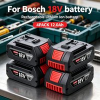 High Capacity 18V 12Ah Li-ion Replacement Battery For Bosch 18V Battery BAT609G BAT610 BAT611 Cordless Drill Driver Battery