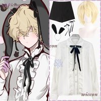 Anime ALIEN STAGE 3Anniversary café Activity Cosplay Luka Kodona Costume Classic Lace Shirts Shorts Rabbit Headwear Halloween