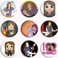 30Style Mtl Toki Doki Button Pin Metal Badge Creative Cartoon Skwisgaar Skwigelf Brooch Bag Coat Decor Jewelry Friends Gifts