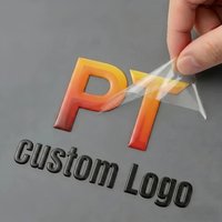 50pcs Sticker Personalized Custom Stickers Logo 3D Transfer Stickers UV DTF Wedding Labels Customized Waterproof Company Brand