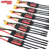 1Pcs SURPASS HOBBY Flier 20A 30A 40A 50A 60A 80A 100A Brushless ESC Speed Controller With BEC 2-6S For RC Helicopter Aircraft