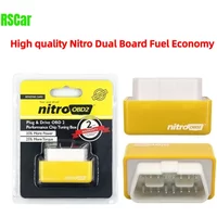 Best Nitro Dual Board Fuel Economy Chip Tuning ECO OBD2 Plug and Drive 15% Fuel Save Eco OBD2 Chip Tuning Box Plug&Driver Tool