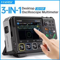 FNIRSI 2D15P Digital Oscilloscope Multimeter Signal Generator 3IN1 Touch Screen 2Channel 100MHz Bandwidth 500MSa/s 20000 Counts