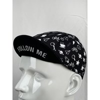 AliExpress NONE Classic cycling cap, polyester sweat absorption, pop neutral black and white graffiti