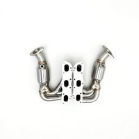 Tuning Exhaust Manifold for Boxster/ 987/987.2 2008-2012 100/200/300cell SS304 High Flow Pipe Muffler Exhaust