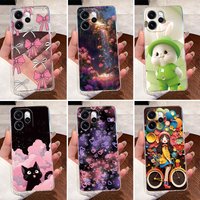 For Oppo Reno 15F 15FS 5G Case Clear Luxury Cute Love Heart Rabbit Funny TPU Soft Silicone Cover For Oppo Reno 15 FS 2025 Etui