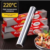 5m/10m/20m Disposable Tin Foil Paper Thickened Food-grade Barbecue Foil Heat-Resistant Non-stick Aluminum Foil Paper