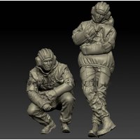 Resin Model figure, 1/35 Ukrainian soldier, GK, Modern Military Theme, Unassembled and unpainted kit