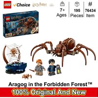 LEGO 76434 Harry Potter - Aragog in The Forbidden Forest Set with Spiders Magical Creatures Figurines 2 Character Minifigures