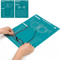 Glasses Frame Adjustment Lens Diameter Measurement Plate WB-05 Glasses Accessory Progressive Lens Repair Tool