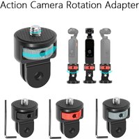 Action Camera Rotation Adapter for GoPro Hero 13 12 11 10 / Insta360 X4 X5 / DJI Omso Action 6 5 4 Action Camera Accessories