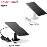 3W 6V Solar Panel Type-C Outdoor High Power Solar Cells Charger Solar Panels for Security Camera/Small Home Light System