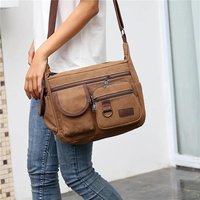 New New Shoulder Bag Multi-pocket Messenger Bag For Student Travel Casual Bag