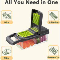 Multifunctional Vegetable Chopper with Handle Food Grater Slicer Dicer Cutter Kitchen Gadgets Cocina Cooking Tools