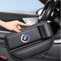 Car Front Seat Crevice Storage Box Pocket With Cup Holder for BMW E30 E34 E36 E39 E46 E52 E53 E60 E61 E62 E70 E83 Accessories
