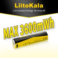 2pcs LiitoKala USB-T36 AA Rechargeable Batteries 1.5V 2400mAh Li-ion Battery for Remote Control Mouse Electric Toy Battery