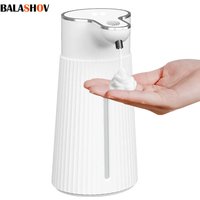 400ml Automatic Foam Soap Dispensers Bathroom Smart Washing Hand Machine with USB Charging Mounted Infrared Sensor