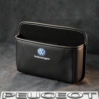 Car Seat Storage Bag Leather Organizer Bag Accessories For VW Golf T‑Roc Tiguan Polo Passat T‑Cross Taigo ID.4 ID.7 Atlas MK7