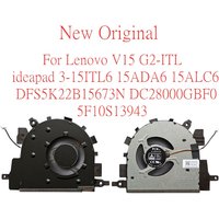 New Original Laptop CPU Cooling Fan For Lenovo V15 G2-ITL ideapad 3-15ITL6 15ADA6 15ALC6 DFS5K22B15673N DC28000GBF0 5F10S13943