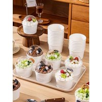 Cupcake Paper Liners with Lids, Oven-Safe Molds, Food-Grade Baking, 20 Pieces
