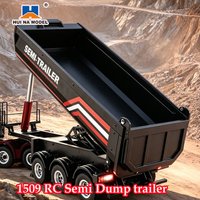 Huina 1509 Semi Dump Trailer for 1501 Car Tractor 2.4G Remote Control Trailer Truck Accessories 1/18 Engineering Vehicle parts