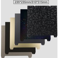 Für Creality K1/K1C/K1 Max Bauplatte PEI Stahlblech PET PEO PEY Glattes beheiztes Bett 235 x 235 mm 310 x 315 Ender 3 S1 Ender 3 V3 Se