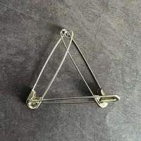 Linking Clips Magic Tricks Visual Three Linking Pins Penetration Clips Magia Close-up Street Illusions Gimmicks Mentalism Props