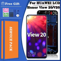 Test 6.4" For Huawei Honor View 20 PCT-AL10 PCT-TL10 PCT-L29 LCD Display Touch Screen Digitizer Assembly For Honor V20 LCD