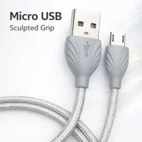 Micro USB Cable for PS4 / Xbox One Controller,Speaker,Smartphone Sculpted Grip | Play & Charge