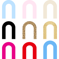 Blue Pink Nude Color Open Arch Cover Backdrop Stand for Birthday Baby Shower Wedding Party Decoration Frame Banner Supplies