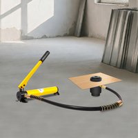 15T Hydraulisches Lochstanz-Set mit 20mm Hub, 10 Stanzwerkzeugen und Tragekoffer für Stahl- und Edelstahlplatten