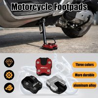 New Large Side Stand Footrest Extension Support Plate Pad For 3-Color Motorcycle, Enhancing Stability