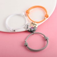 Winoneday 3Pcs/set Fashion Heart-shaped Stitching Best Friend Forever Bracelet for Women Fashion Friendship Gifts
